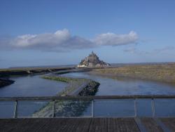 Mont Saint Michel vu du barrage